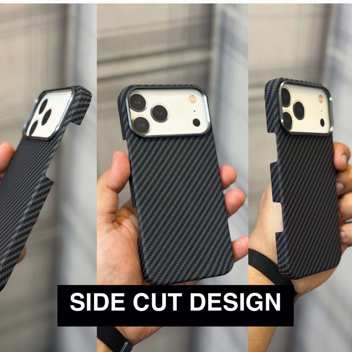 BLACK WAVE CARBON FIBRE KEVLAR CASE