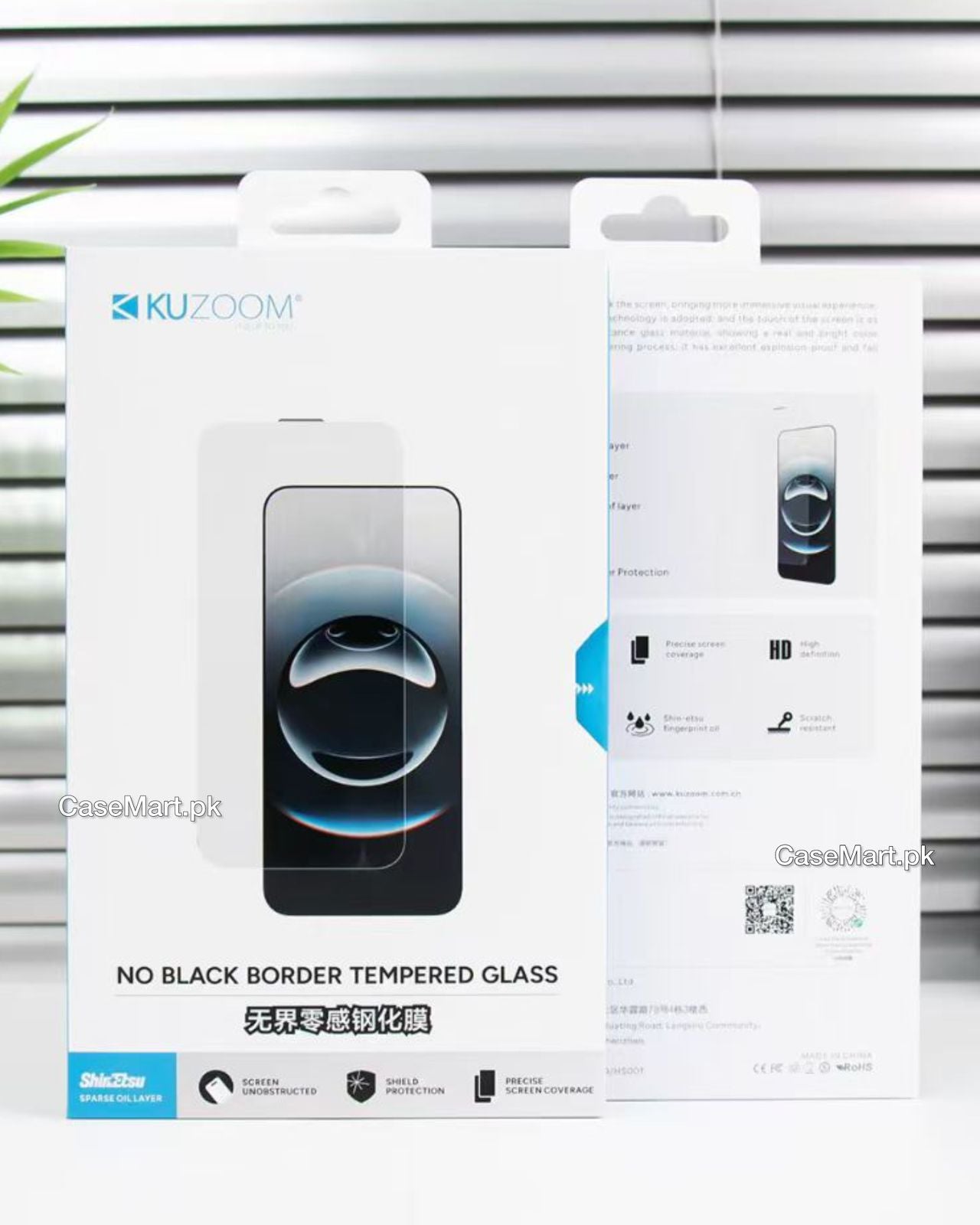 Kuzoom Border-Less Glass Clear for 17 series