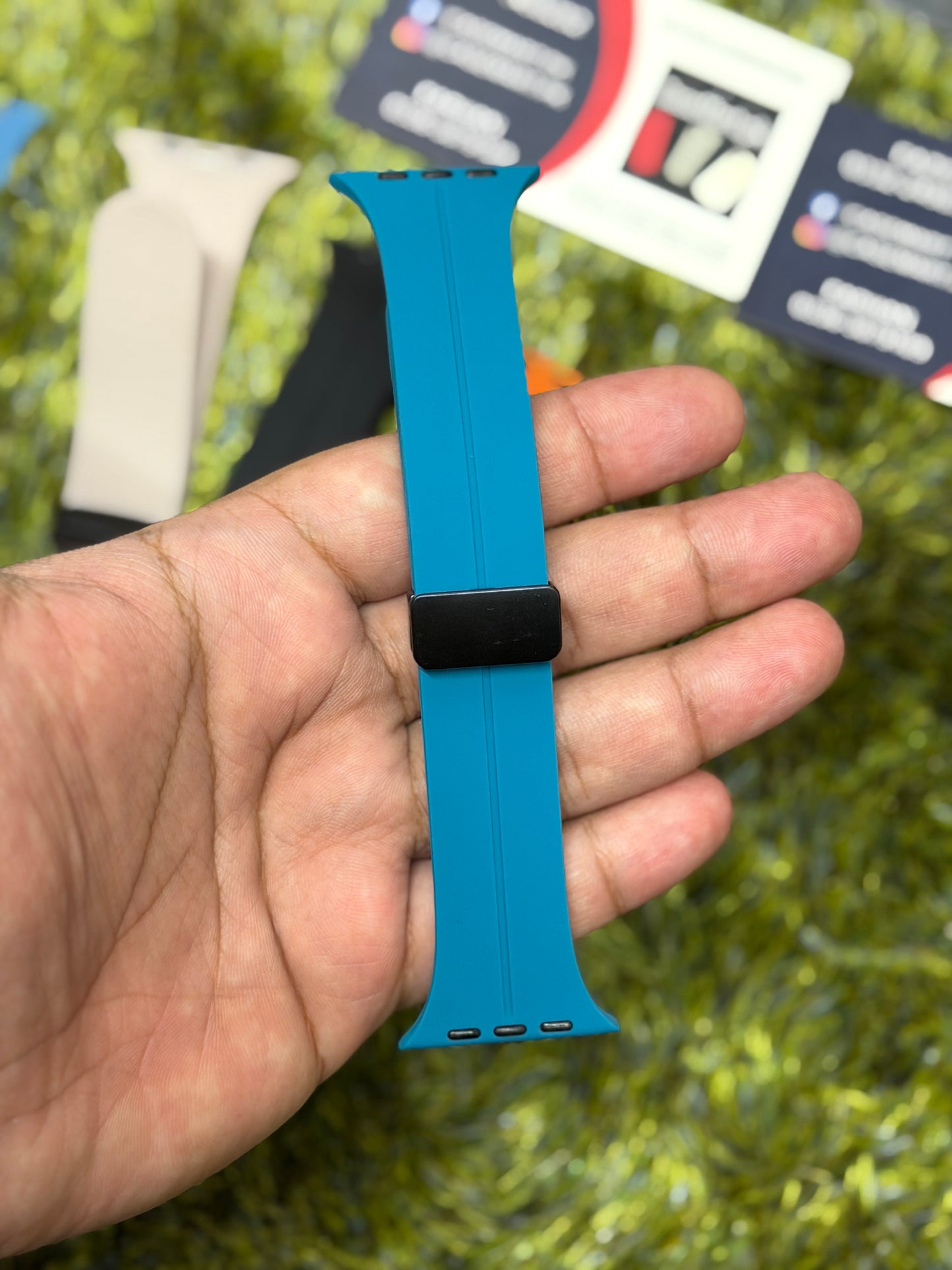Silicone Magnet Buckle Strap for Apple Watch - 42mm to 49mm