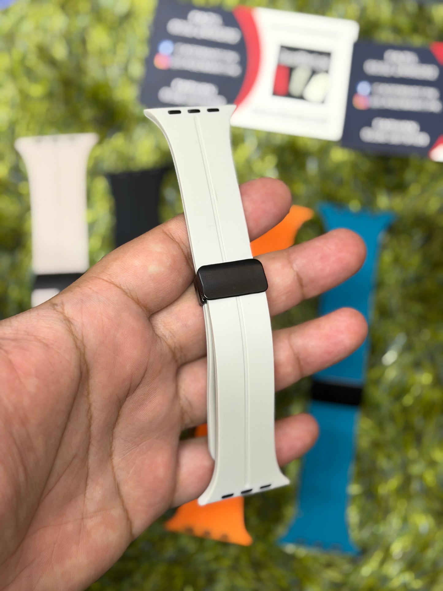 Silicone Magnet Buckle Strap for Apple Watch - 42mm to 49mm