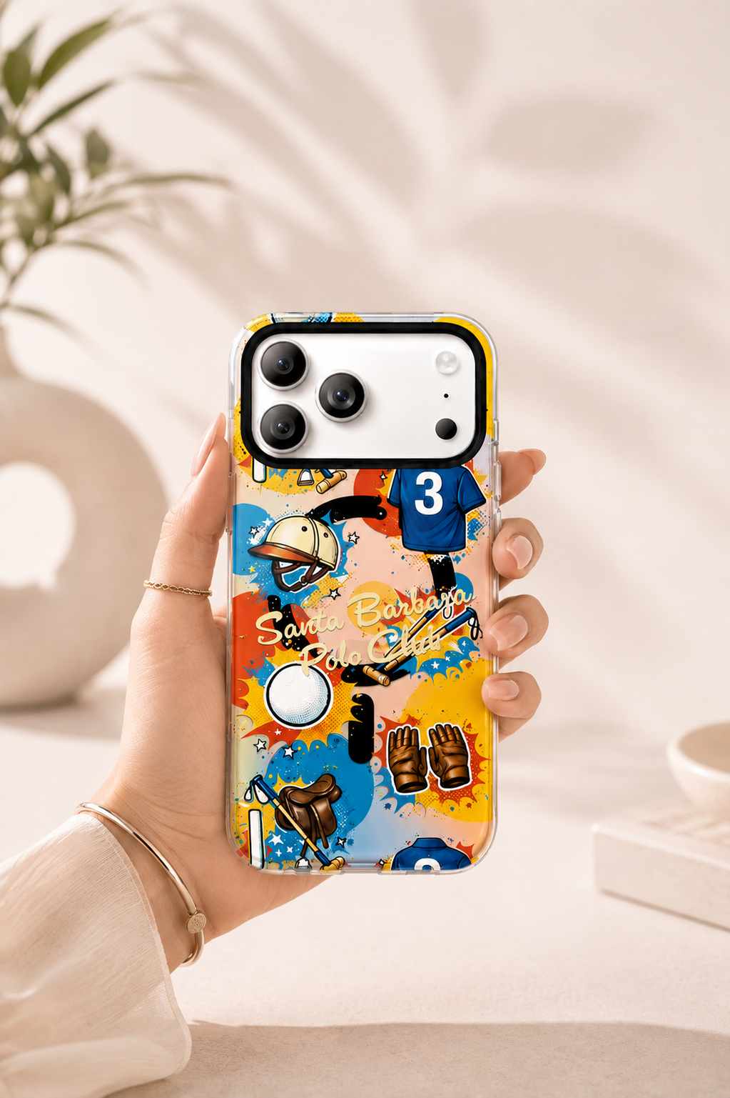 Original Polo Santa Barbara Hygge Series MagSafe Case for iPhone 18 / 17 Pro Max - Luxury Design Shockproof Cover