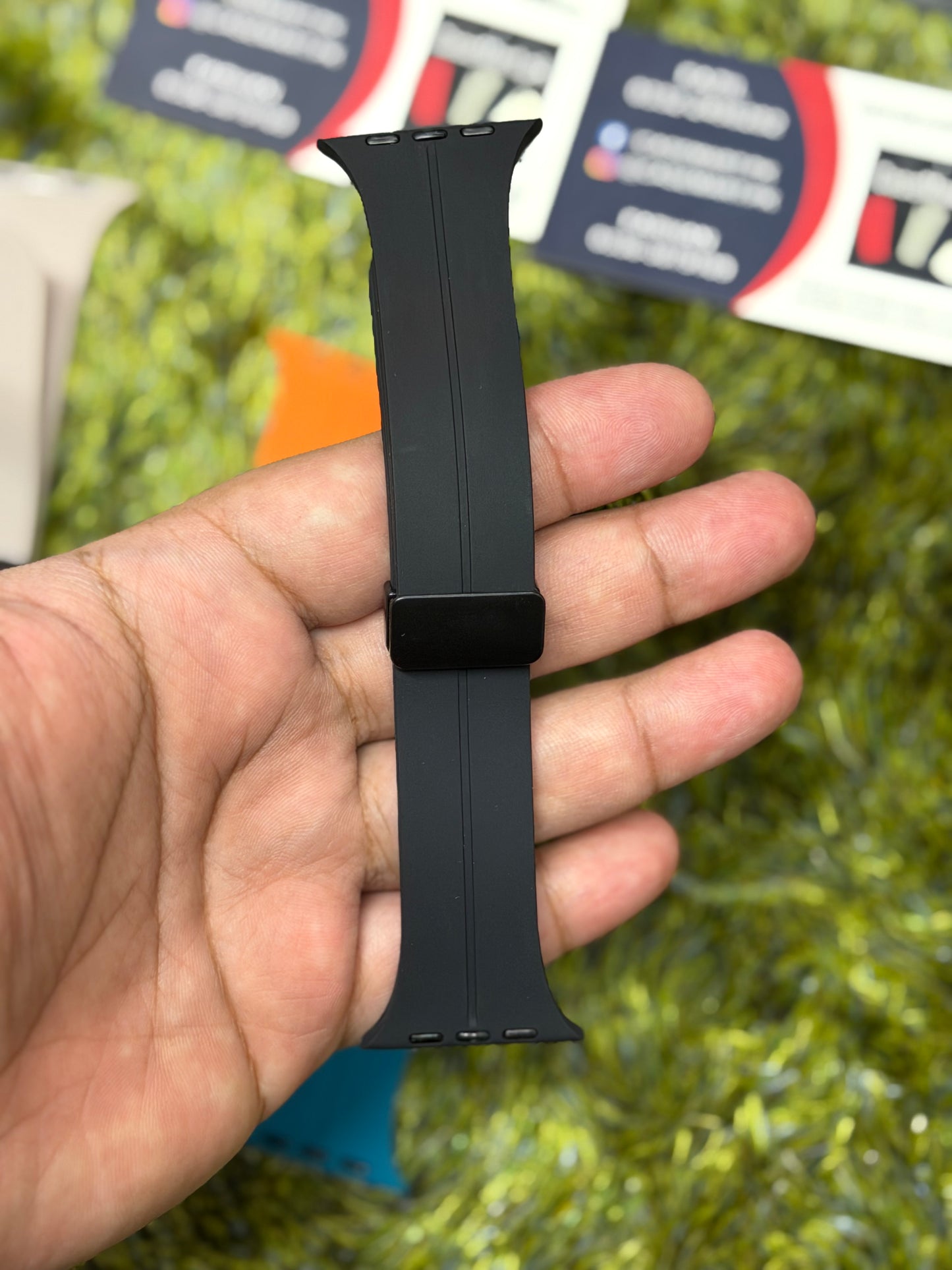 Silicone Magnet Buckle Strap for Apple Watch - 42mm to 49mm