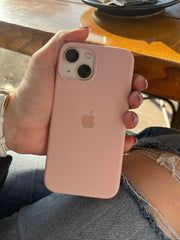 Apple Official Silicone Case Sand Pink
