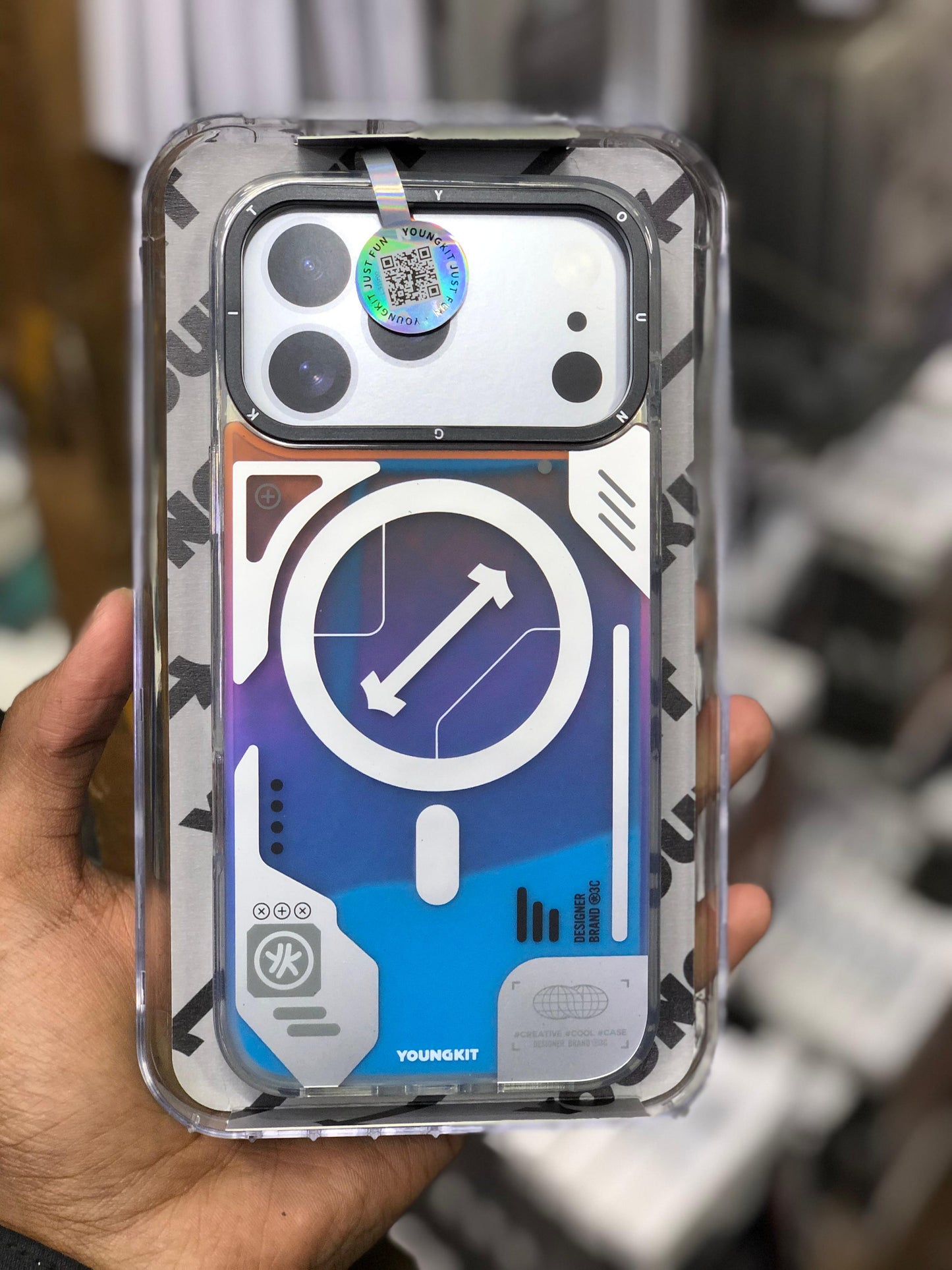 Youngkit Liquid Sand Series Cosmic Orange Case 17 Pro And Max