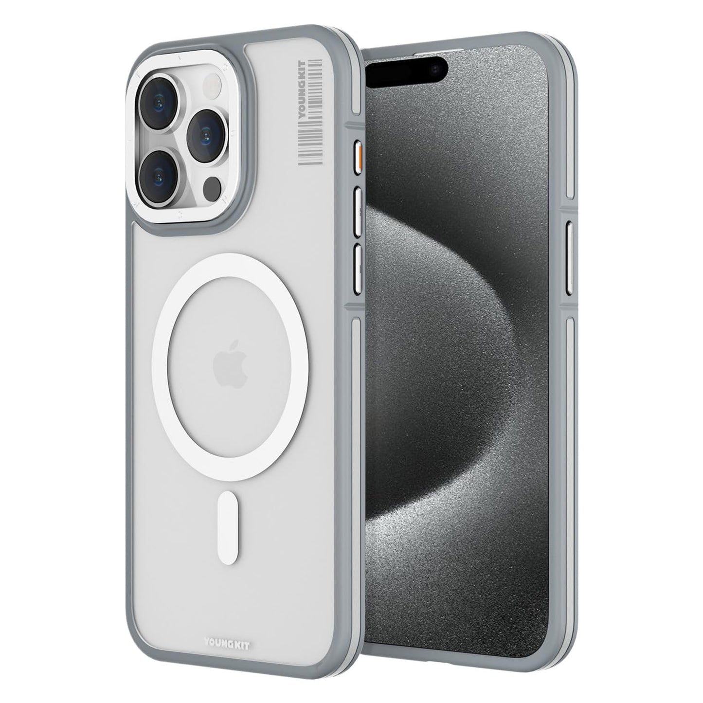 YOUNGKIT GREY MAGSAFE ROCK SAND SERIES