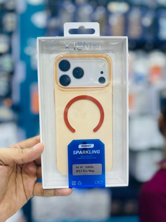 X Level Sparkling Case Cosmic Orange 17 Pro Max