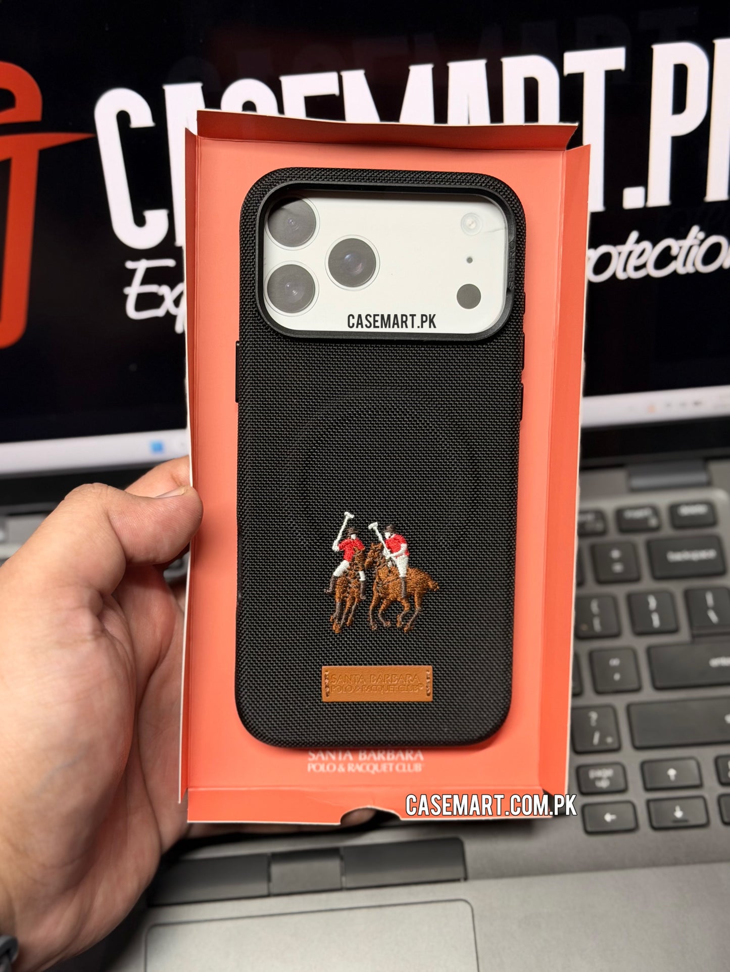 Polo Santa Barbara 18 Pro Max - Yolanda MagSafe Embroidered Leather Case - Premium & Original Cover