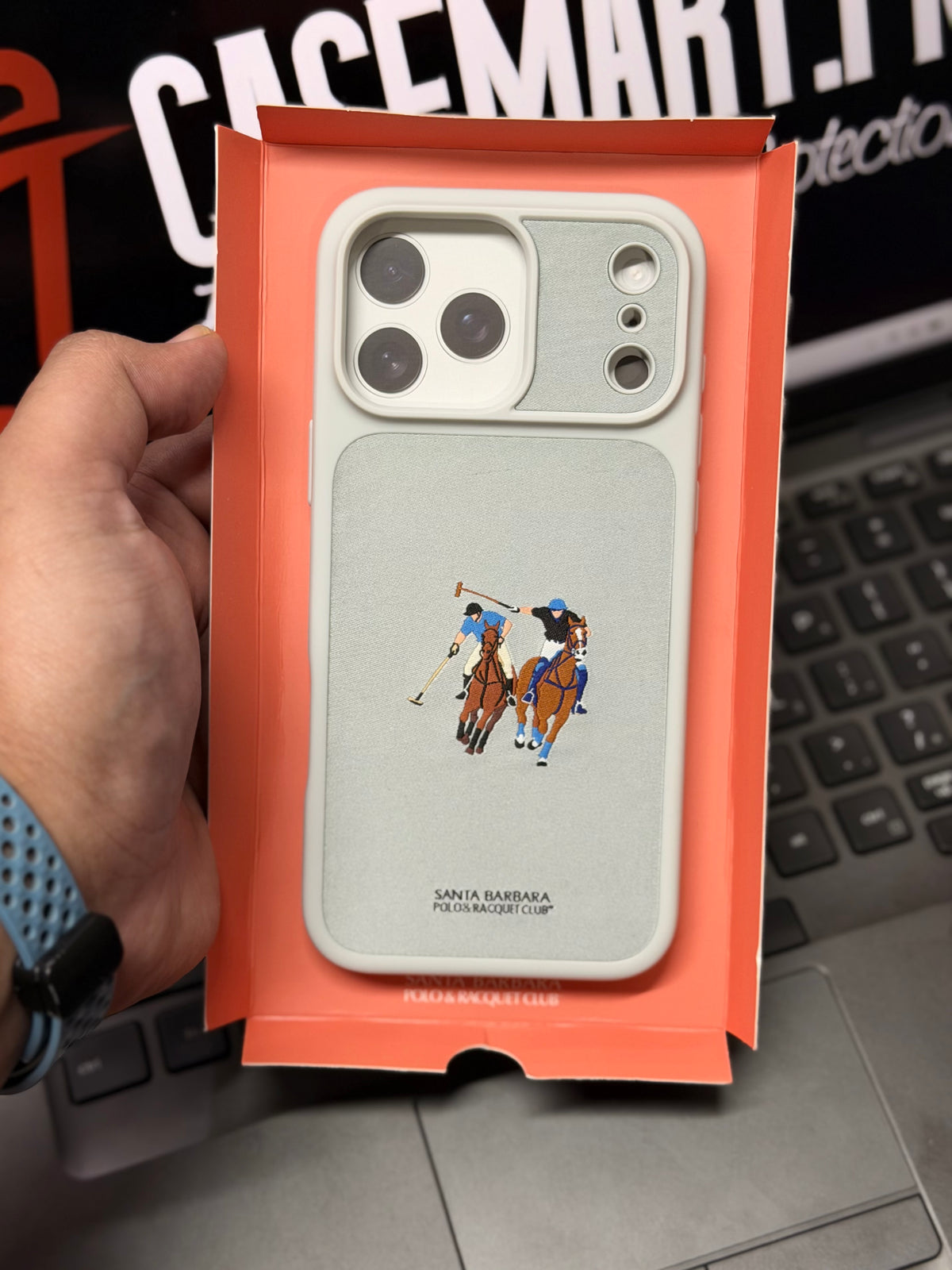 Santa Barbara Polo Myette Series Premium Leather Case for iPhone 18 / 17 Pro Max – Luxury Slim Protective Cover with MagSafe
