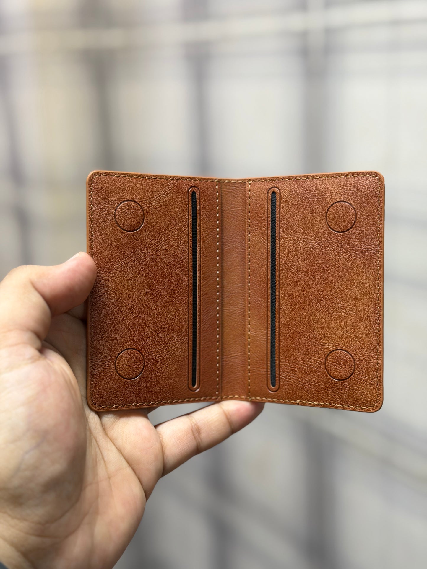 Fold Leather MagSafe Wallet with Stand