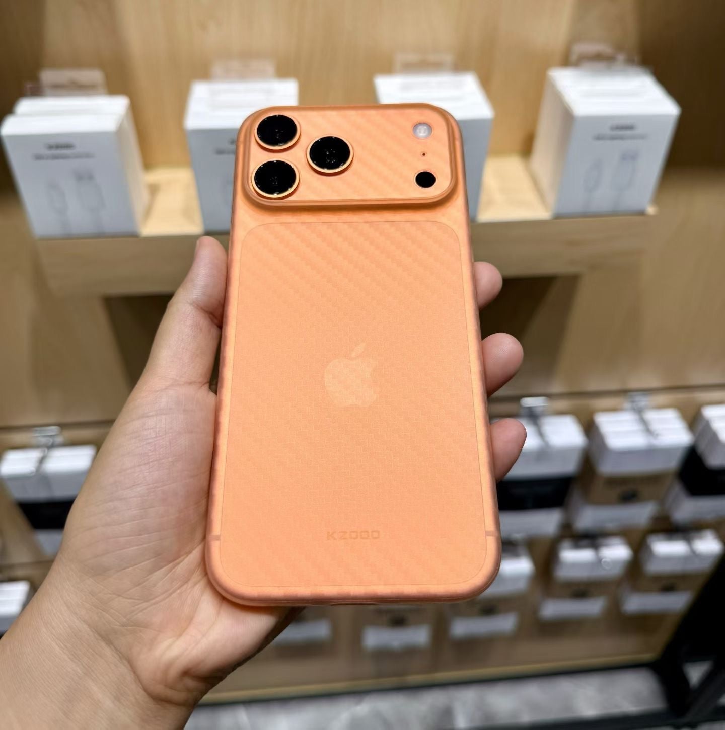 Kzdoo Air Carbon Ultra Thin Case Cosmic Orange