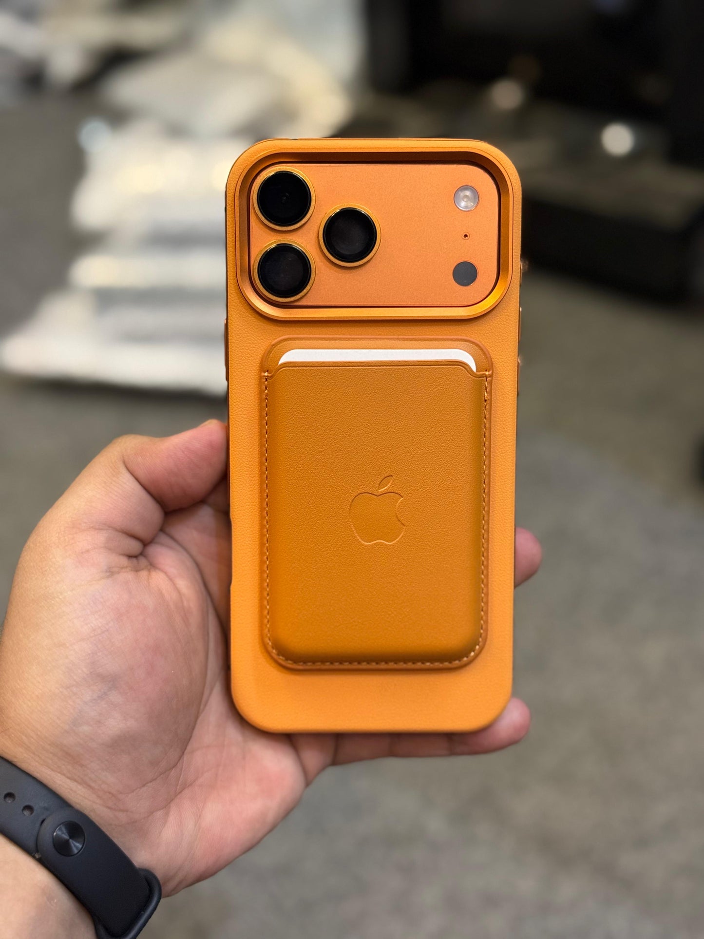 Apple Official MagSafe Leather Wallet for iPhone