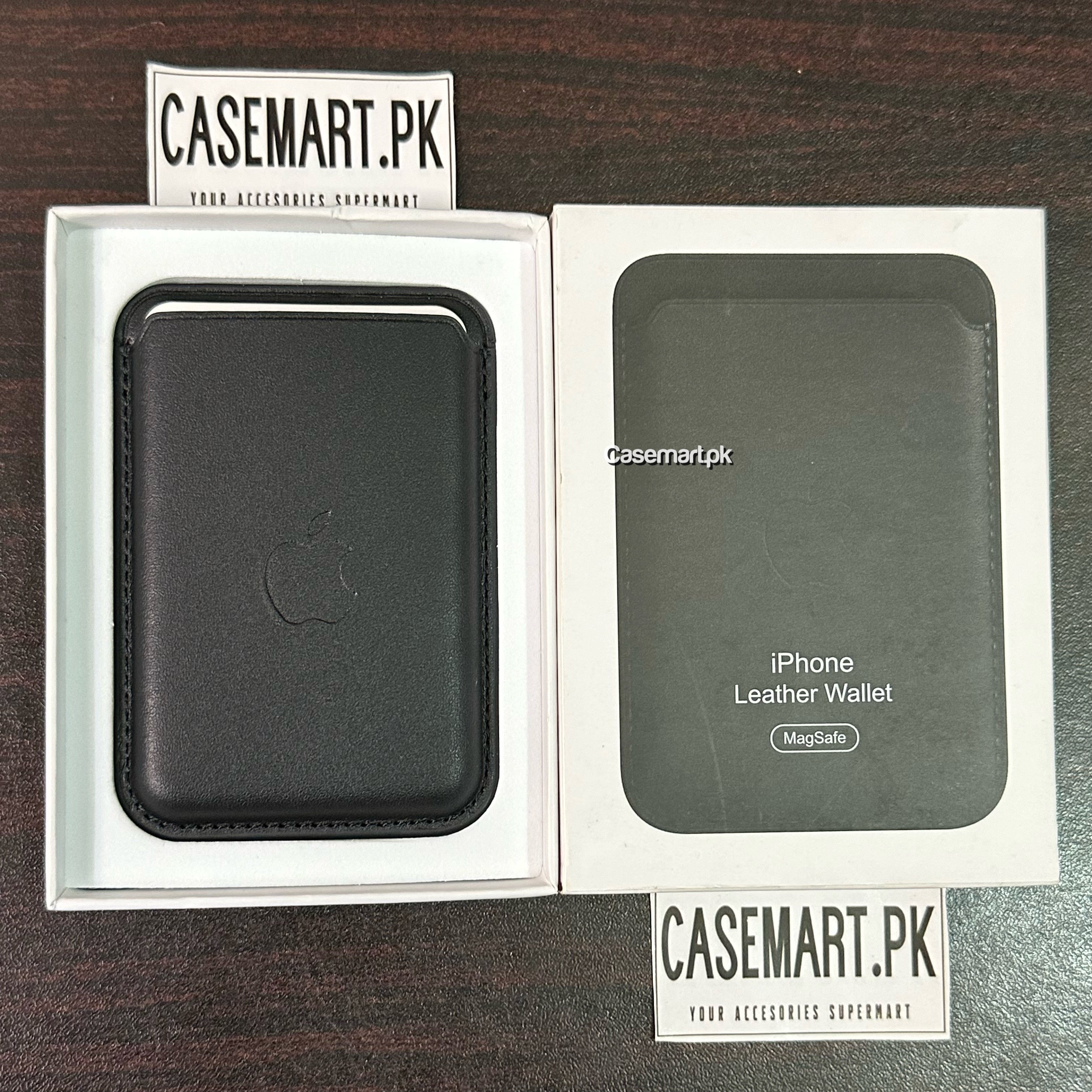 apple magsafe wallet with pop up notification apple 1:1 black in genuine leather