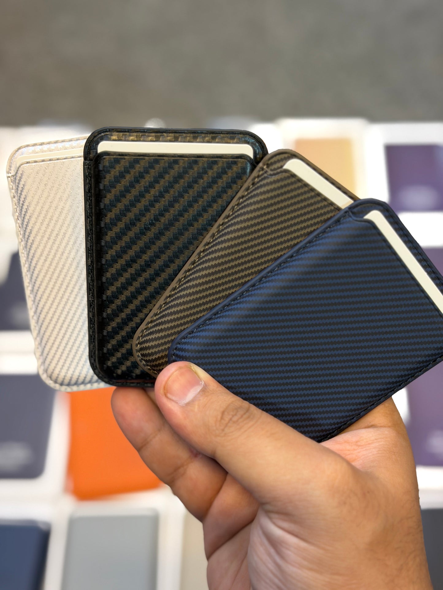 Carbon Fibre MagSafe Card Wallet