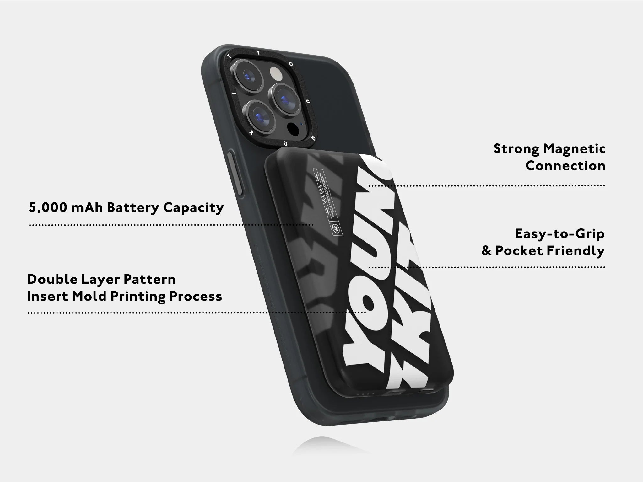 YOUNGKIT MAGSAFE POWER BANK BLACK