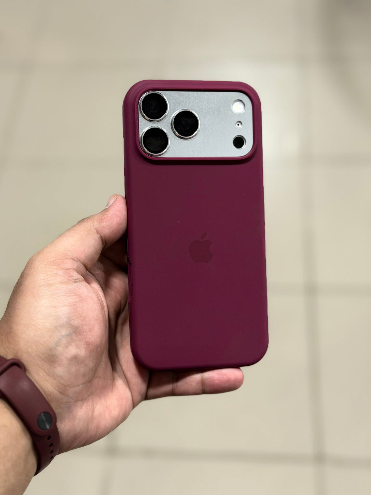 Apple Official Silicone Case for iPhone 18 Pro Max - Soft Protective Case with Sensor Button Pakistan