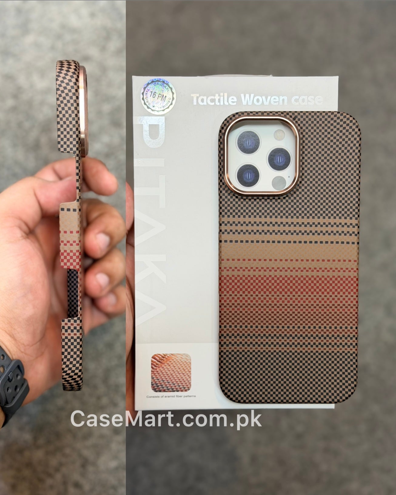 Side Cut Real Carbon Fibre Kevlar Cases with MagSafe