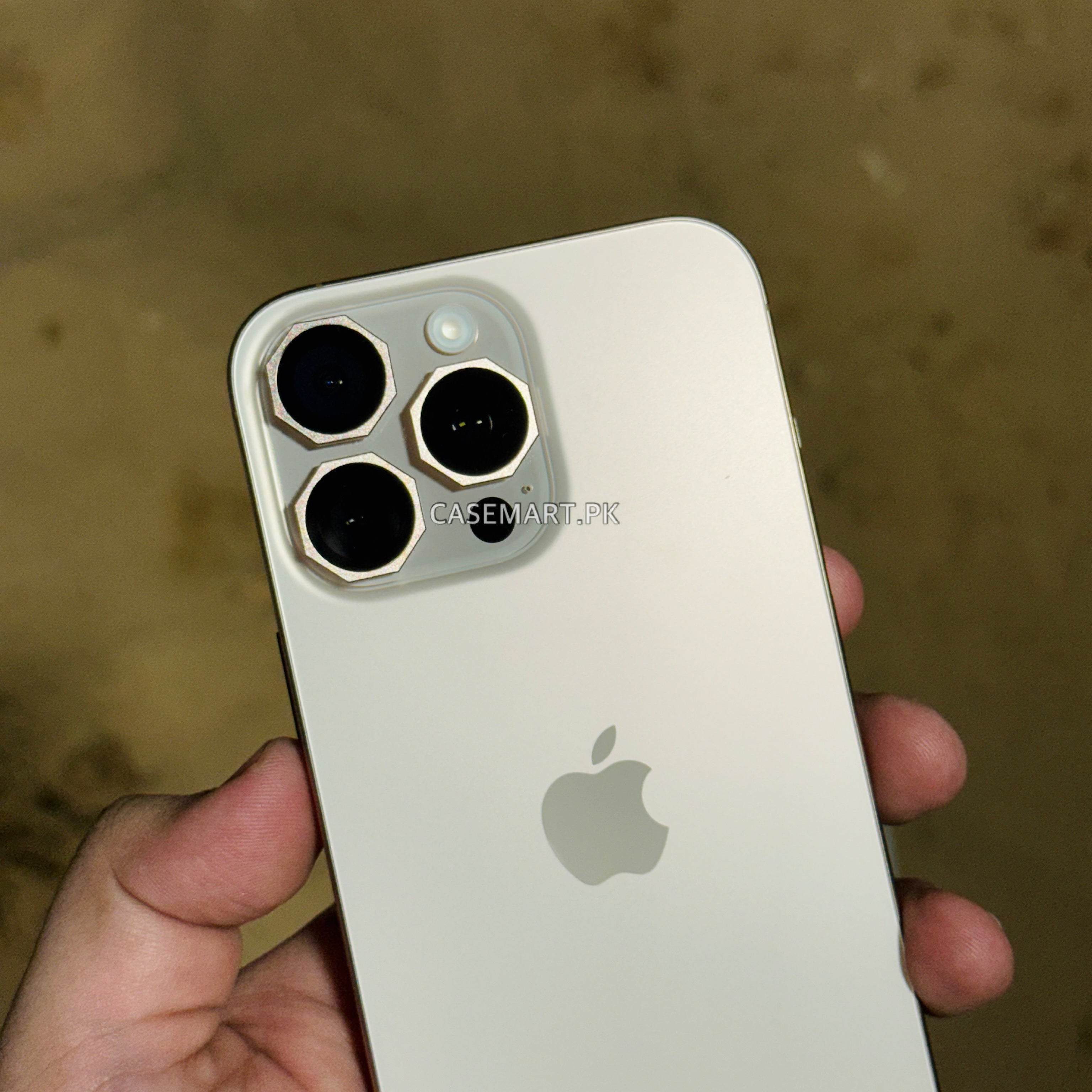 Metallic Octagonal Lens Rings for iPhone