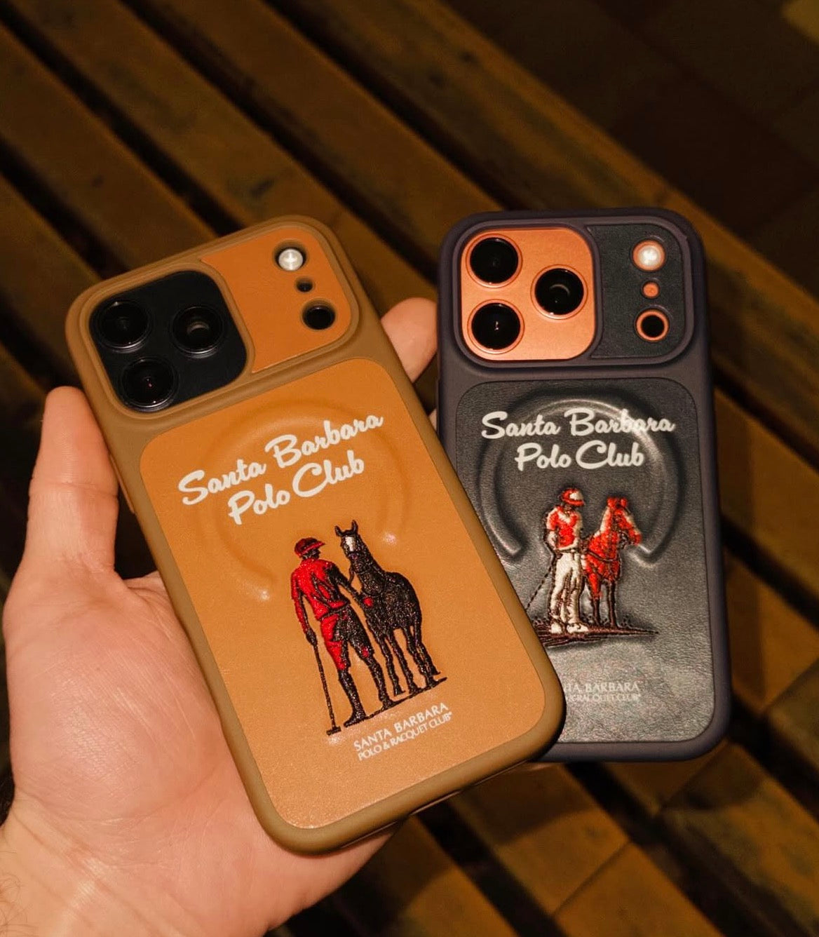 Polo Santa Barbara Leather Magsafe Case Questa Series 17 Pro Max