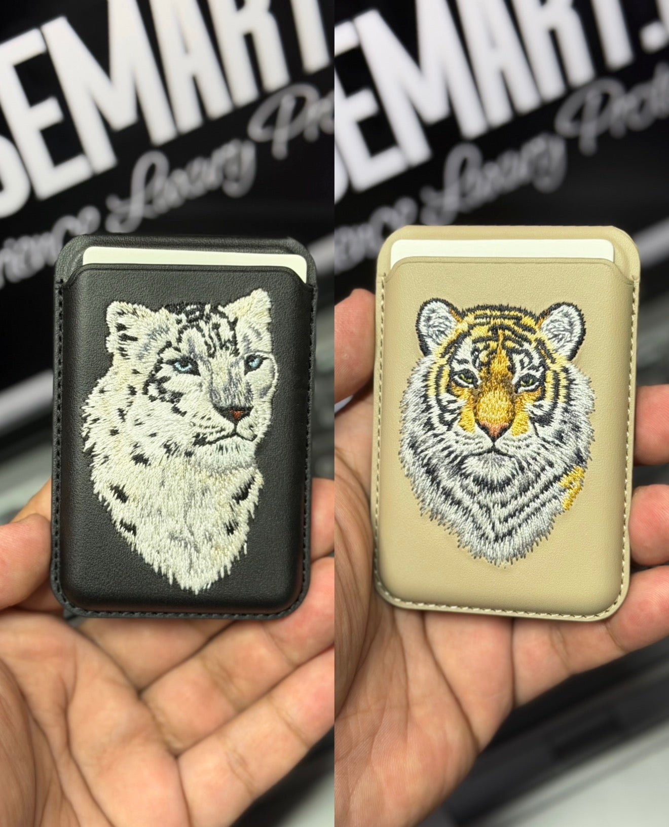 Polo Embroidered MagSafe Stand Wallet - Santa Barbara Savanna Series