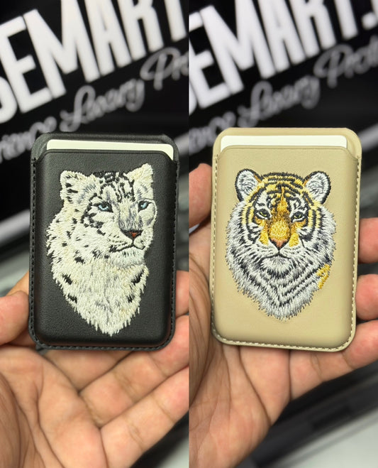 Polo Embroidered MagSafe Stand Wallet - Santa Barbara Savanna Series