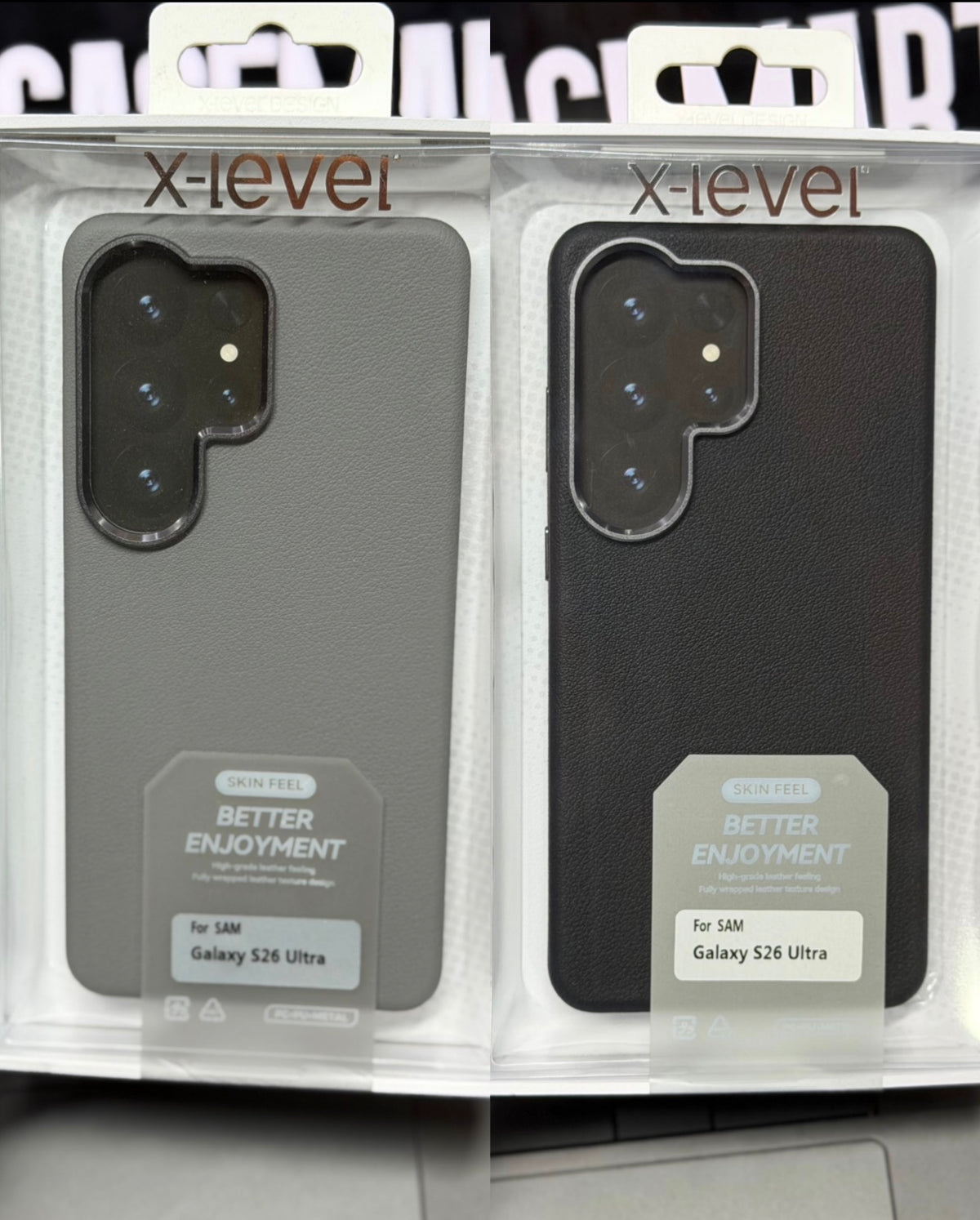 X-Level Better Enjoyment Leather MagSafe Case - S26 Ultra