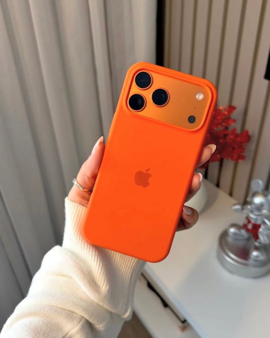 Apple Official Silicone Case Cosmic Orange
