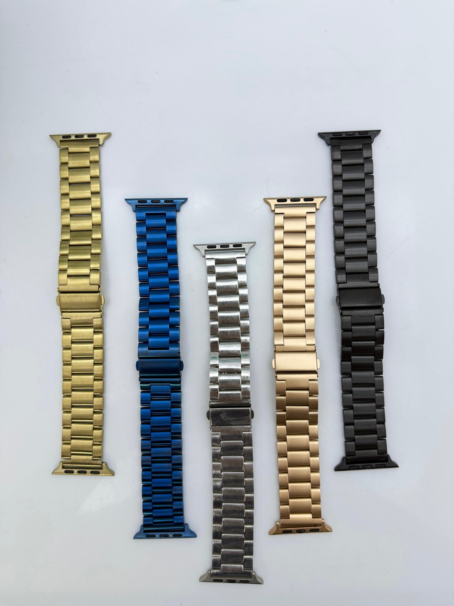 Premium Rolex Style Stainless Steel Chain Strap for Apple Watch 42 to 49 mm