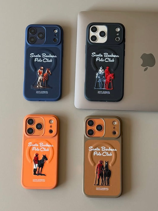 Polo Santa Barbara Leather Magsafe Case Questa Series 17 Pro Max