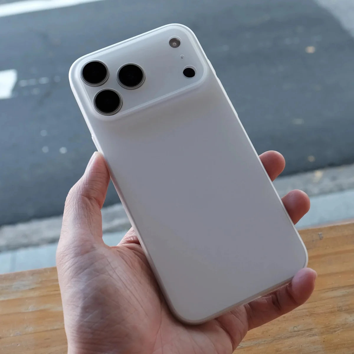 Kzdoo Air Skin Ultra Thin Case White iPhone 17 Series