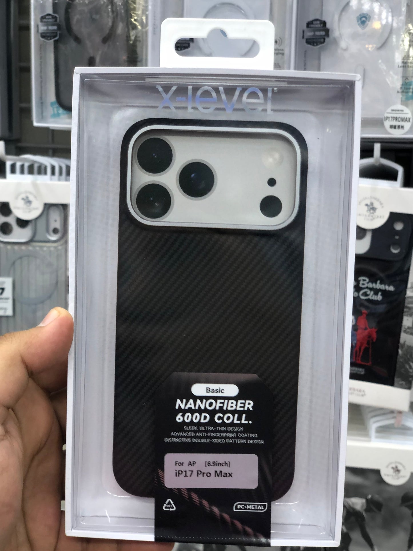 X-Level Aramid Fibre Side Cut Ultra Thin 17 Pro Max