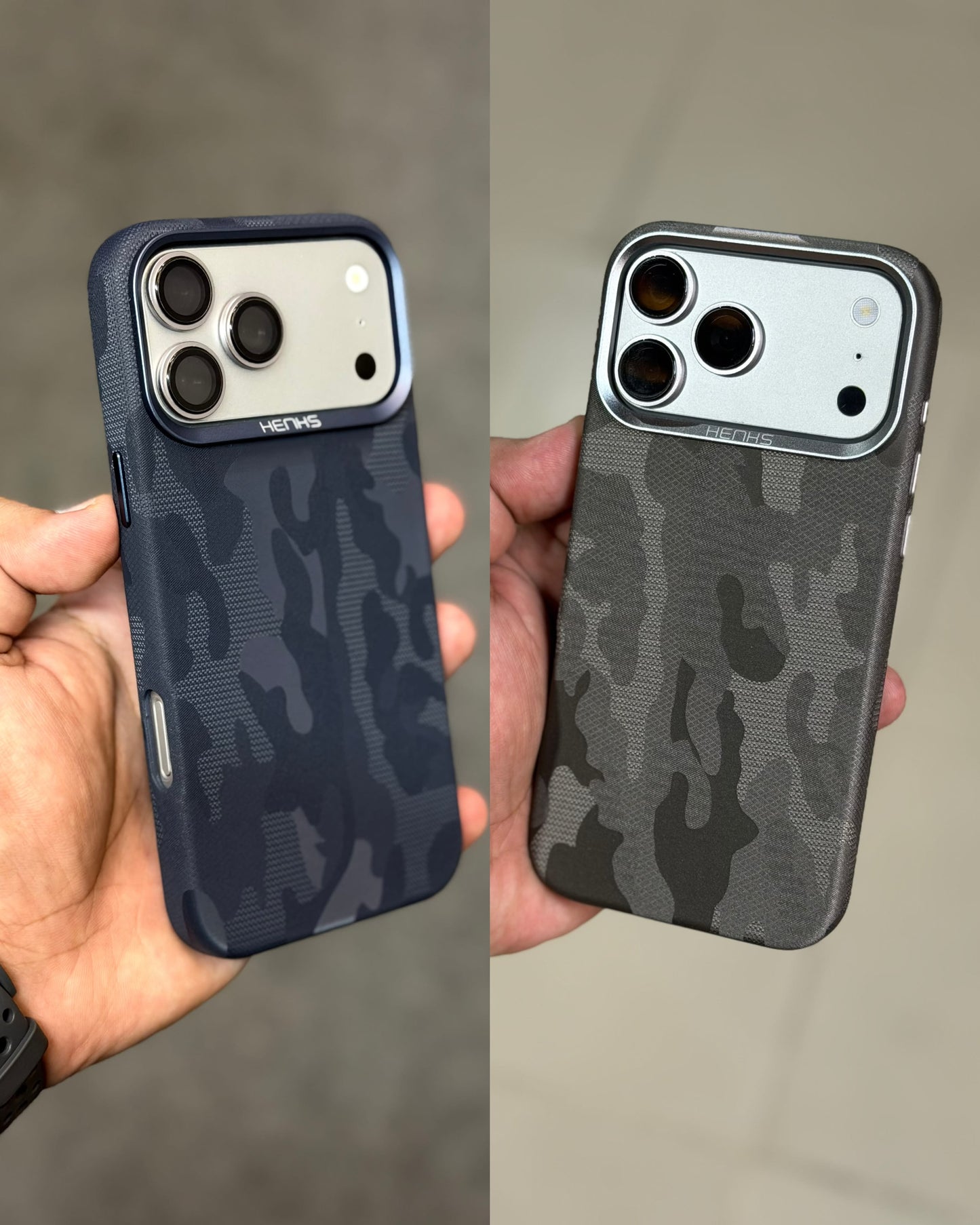 HENKS CAMO MagSafe Leather Case