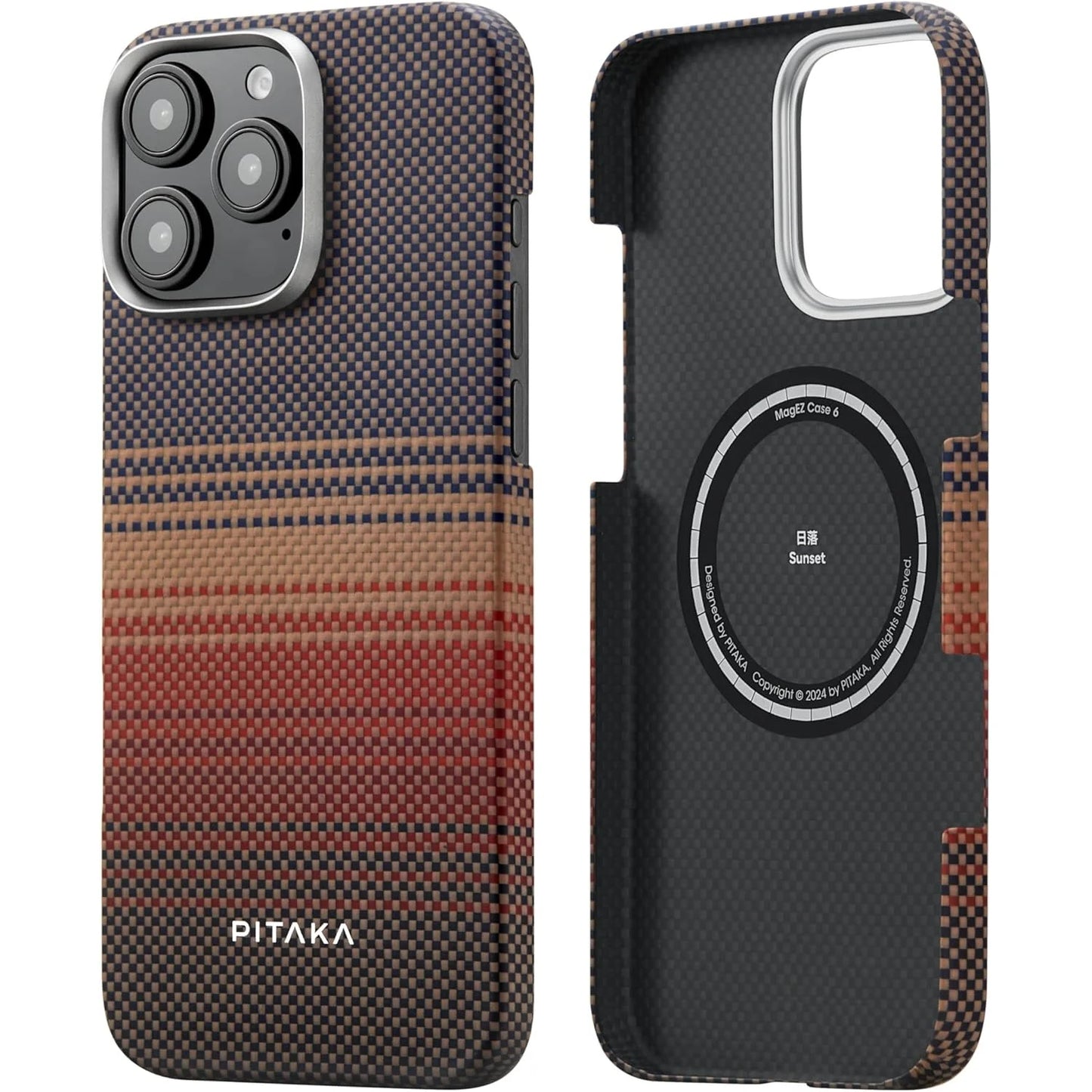 Side Cut Real Carbon Fibre Kevlar Cases with MagSafe