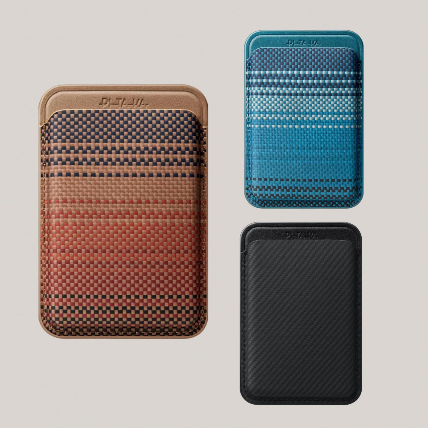 PITAKA MagSafe Woven Wallet - Magnetic Card Holder