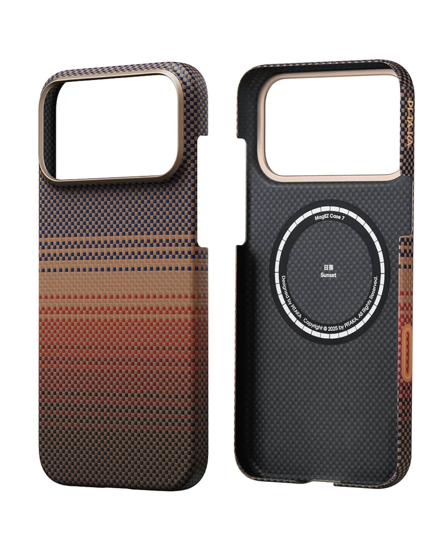Side Cut Real Carbon Fibre Kevlar Cases with MagSafe