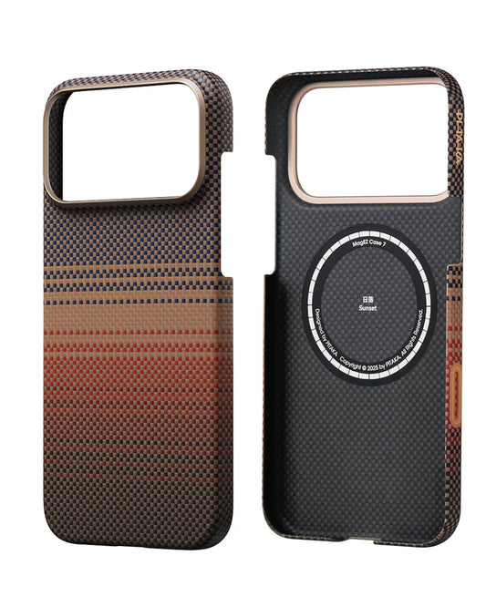 Side Cut Real Carbon Fibre Kevlar Cases with MagSafe