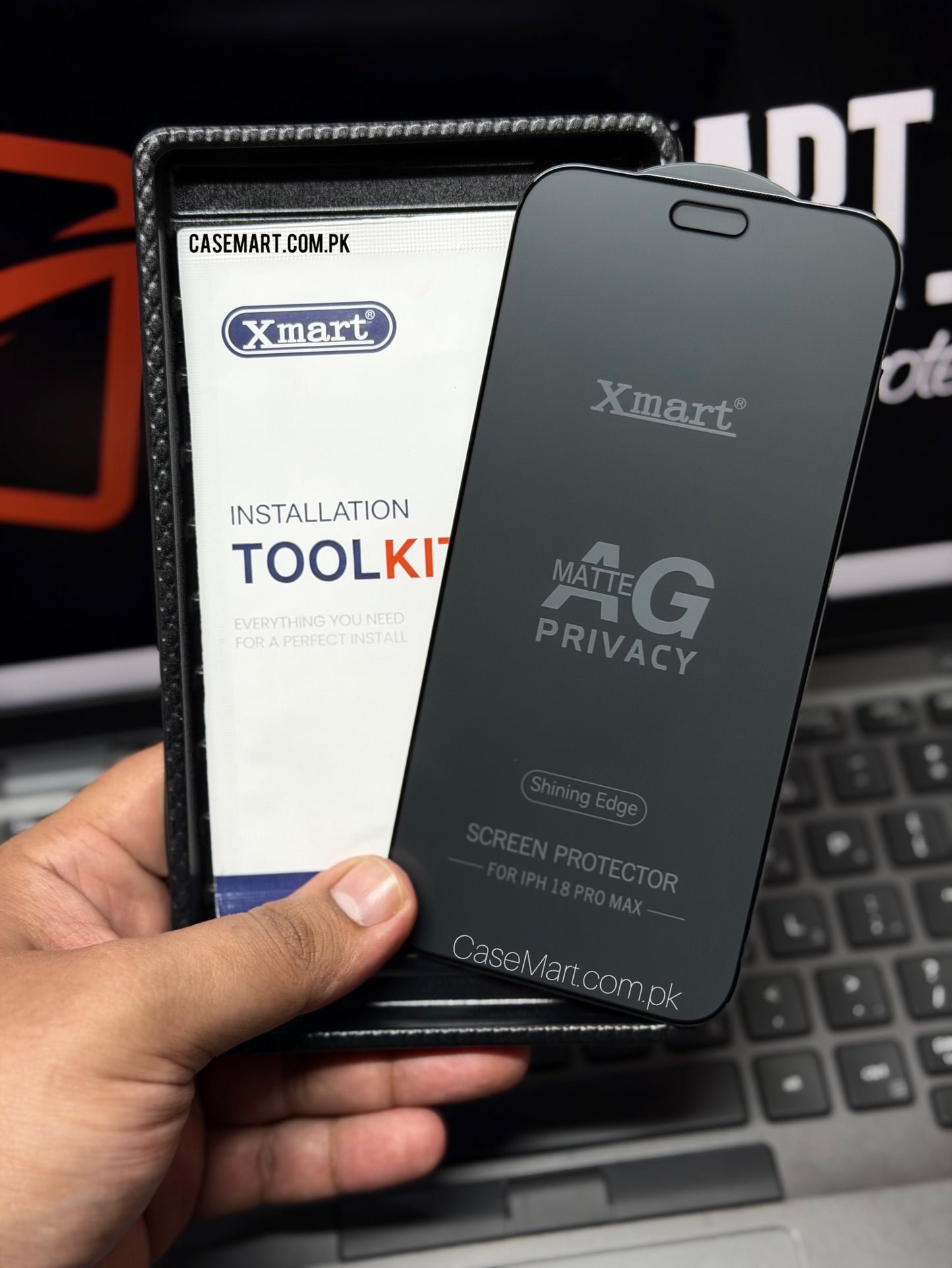 Xmart Branded AG Matte Privacy Glass for 18 Pro Max