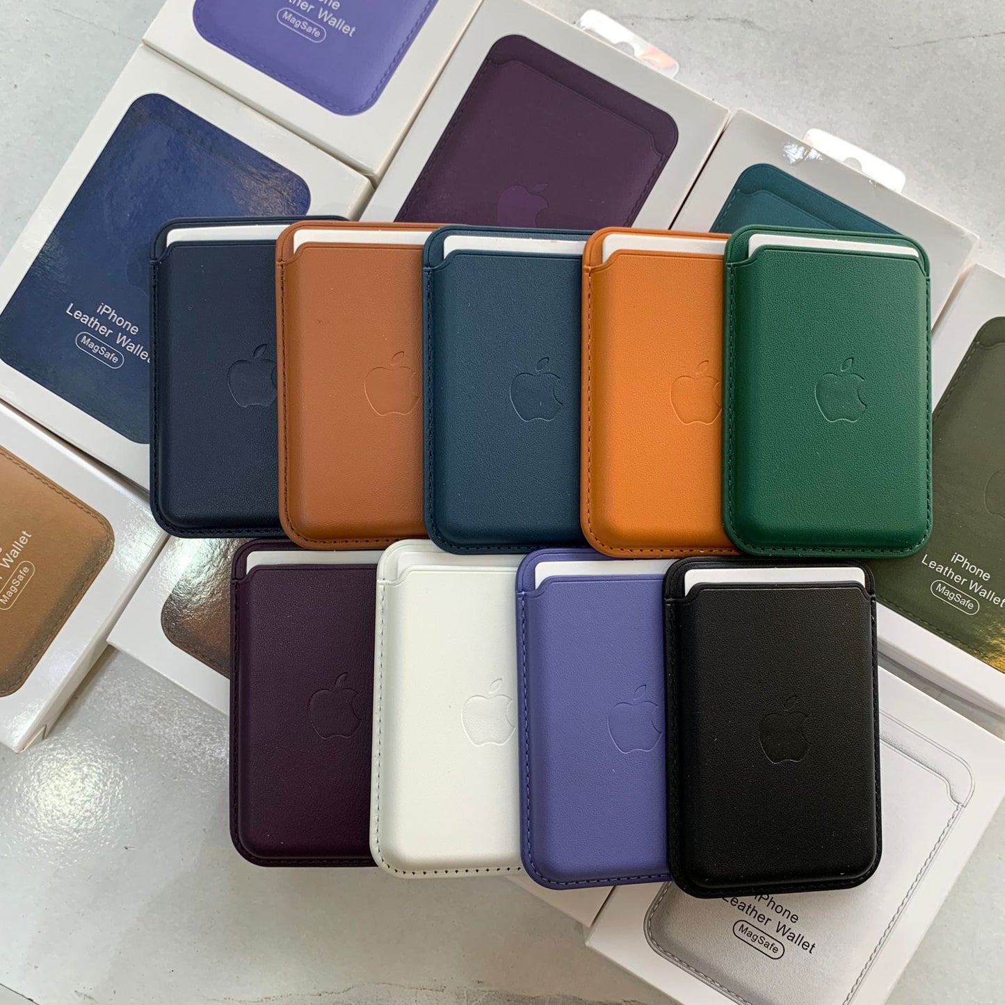 Apple Official MagSafe Leather Wallet for iPhone