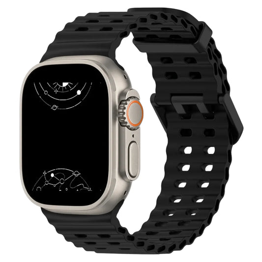 New Style Sports Silicone Strap for Apple Watch - Soft Mesh Breathable Band