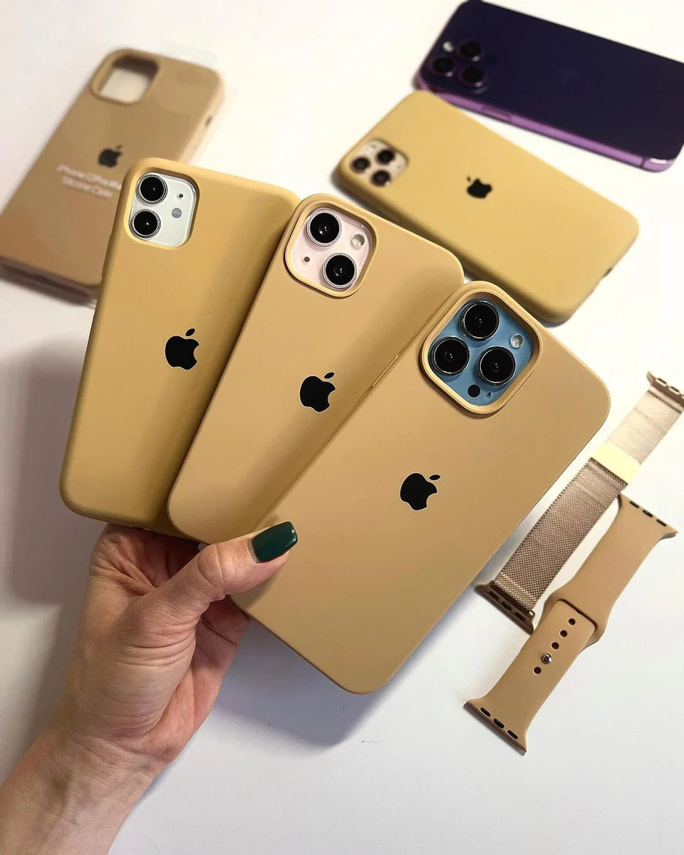 Apple Official Silicone Case Golden