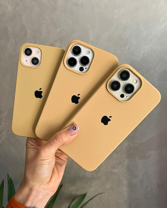 Apple Official Silicone Case Golden