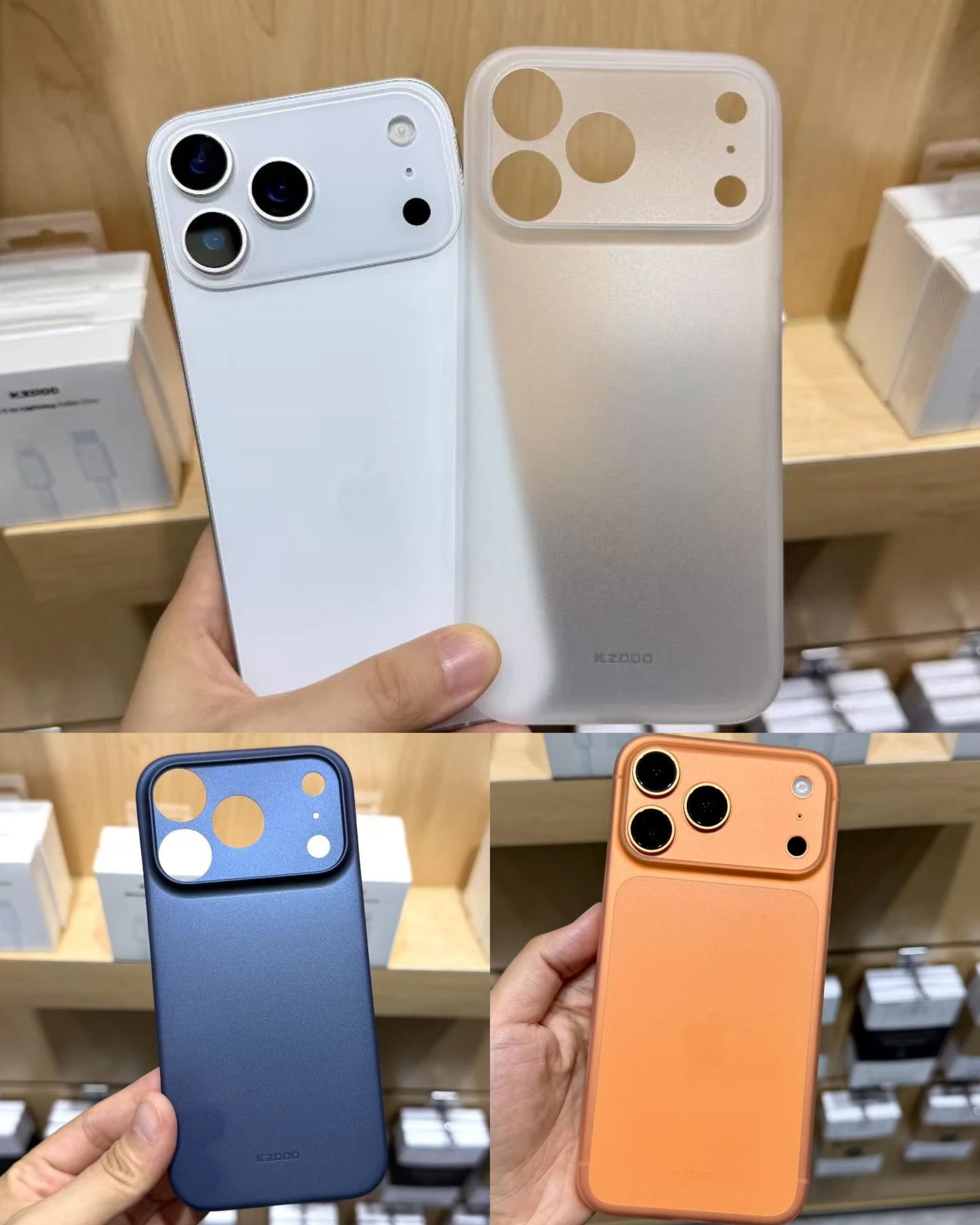 Kzdoo Air Skin Ultra Thin Case for iPhone