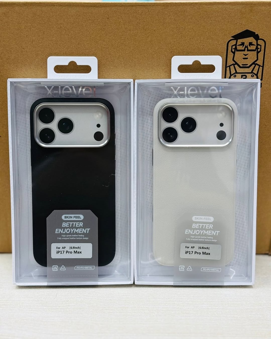 X-Level Skin Feel MagSafe Leather for iPhone 17 series