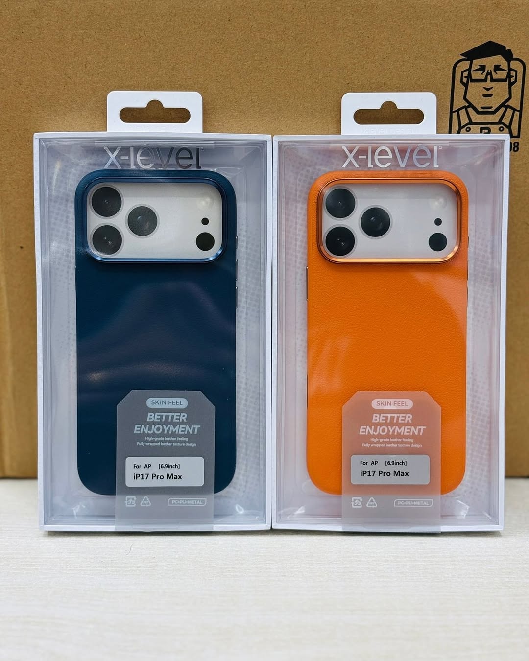X-Level Skin Feel MagSafe Leather for iPhone 17 series