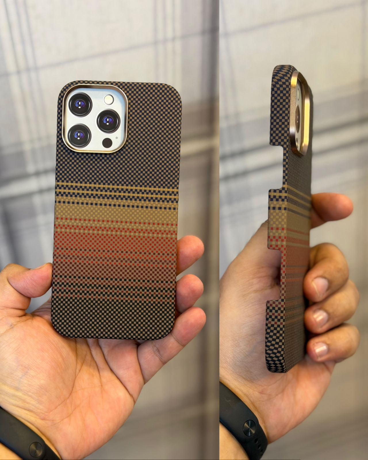 PITAKA SUNSET CARBON FIBRE KEVLAR CASE
