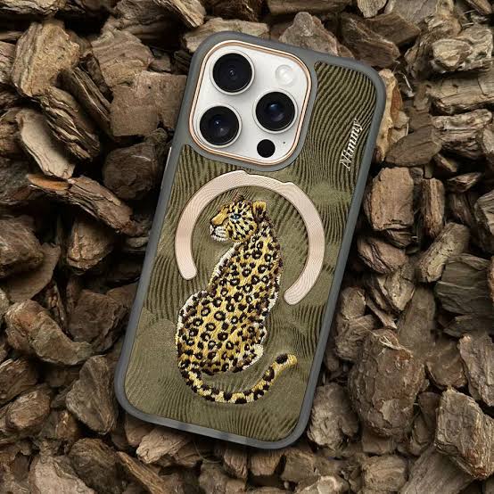 Nimmy Golden MagSafe Leopard 16 Pro Max