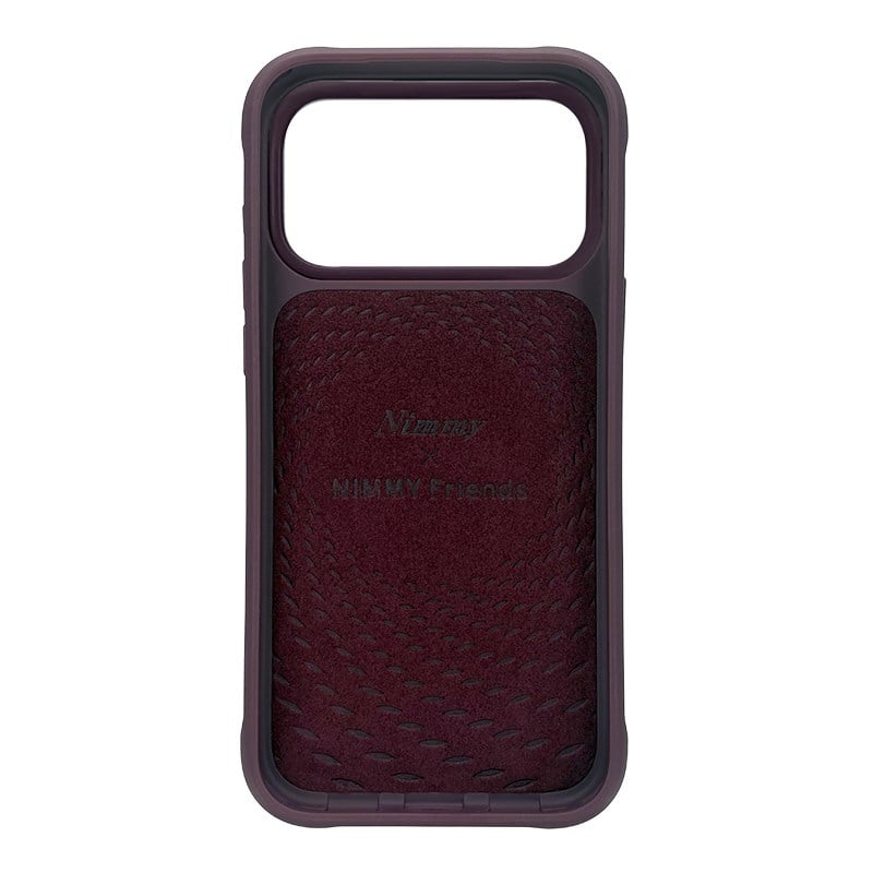 NIMMY Gentle Pets Series 3D Embroidered Case 18 Pro Max - Leather Phone Case