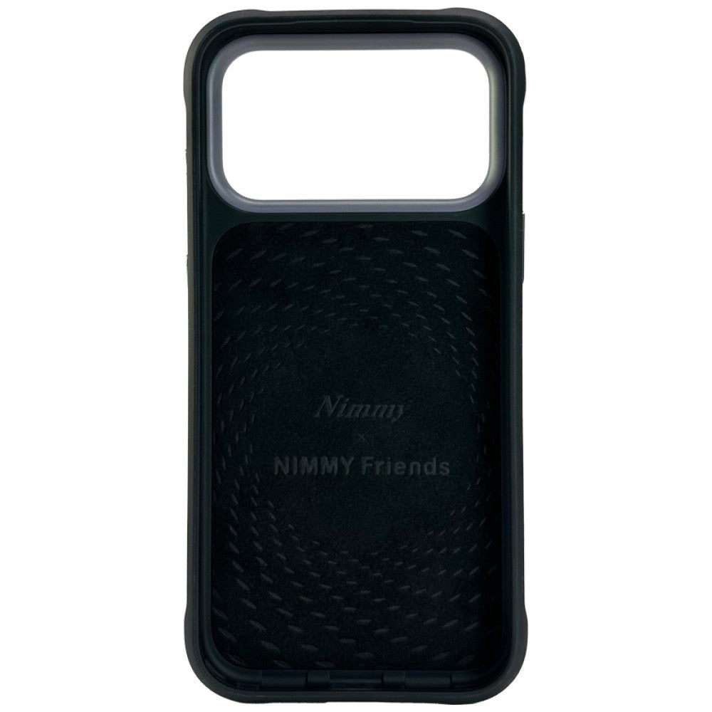 NIMMY Premium 3D Embroidered Leather Case for 18 Pro Max