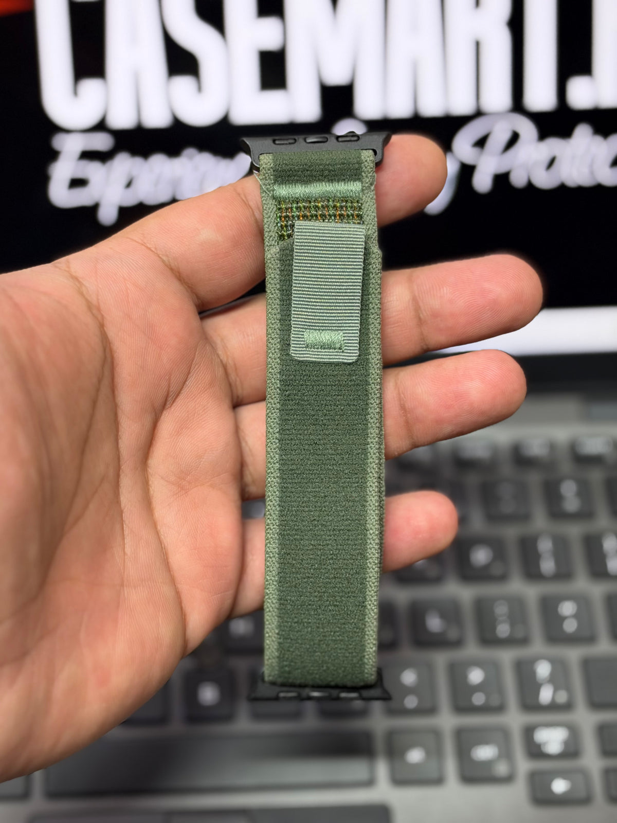 Apple Watch Trail Nylon Loop Bands For iWatch Size 42 to 49 Mm