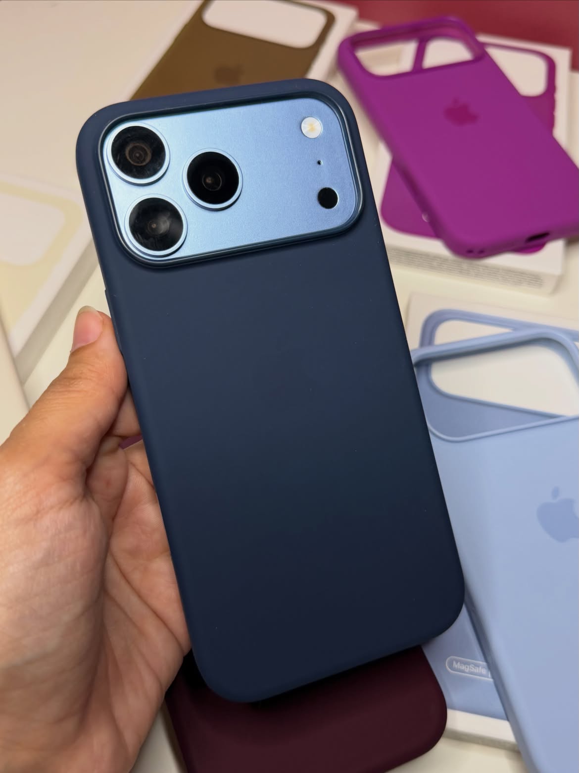 Apple Official MagSafe Soft Silicone Cases - Same As Original With Pop-Up