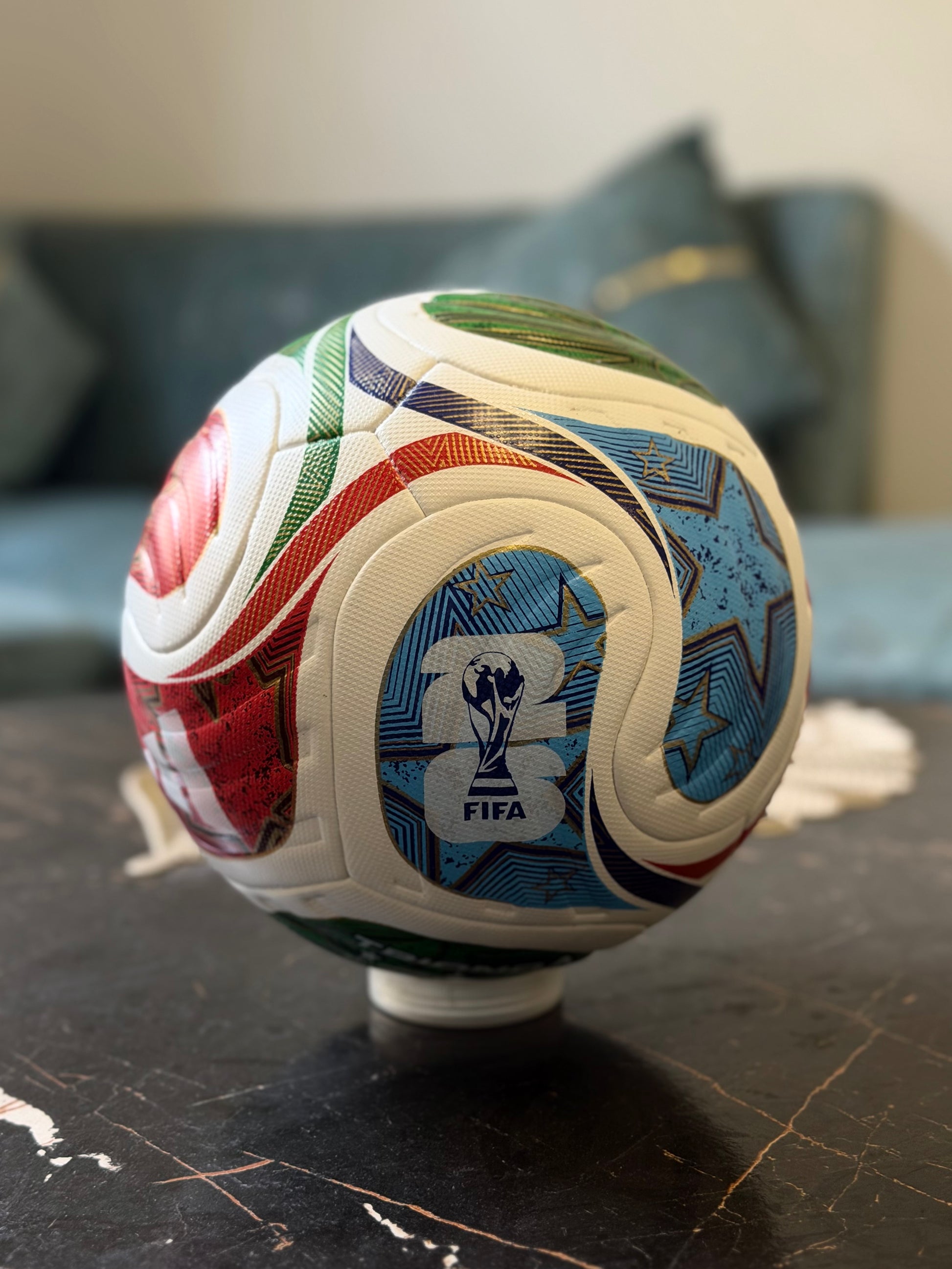 Premium Trionda soccer ball inspired by the World Cup official match ball for outdoor football games